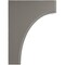 Ekena Millwork 3 1/2"W x 6"D x 8"H Clarksville Wood Vintage Decor Bracket, Reclaimed Grey BKTWD04X06X08CVGY - alternate 2
